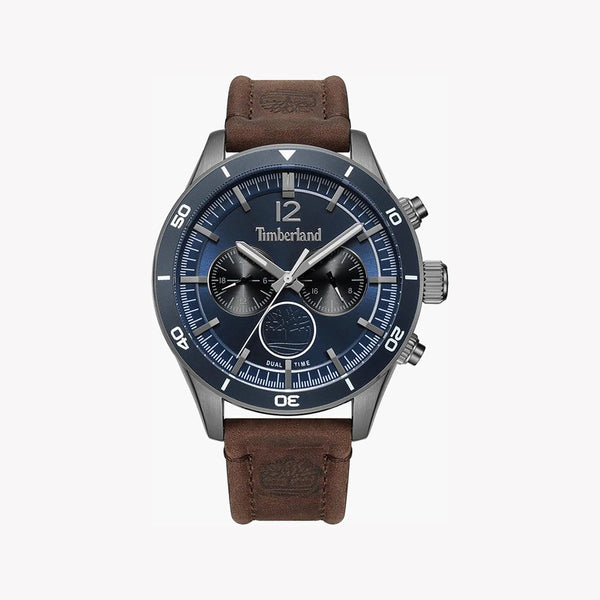 Timberland Men's Leather Watch, Grey Steel Case | Tdwgf2230903 by i-watch