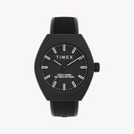 Timex Unisexe 40 mm Eco Ceramic Boîtier Noir avec Bracelet Noir Bio-TPU et Accents Blancs TW2W42100 Montre Unisexe