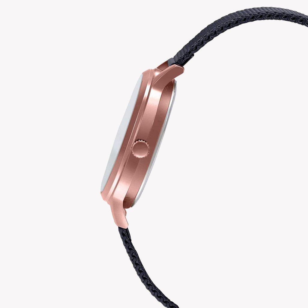 CASIO LTP-E157MRB-1BDF - SPORTY ELEGANCE UNISEX WATCH with Black Stainless Steel Band & Rose Gold Details-i-Watch-3