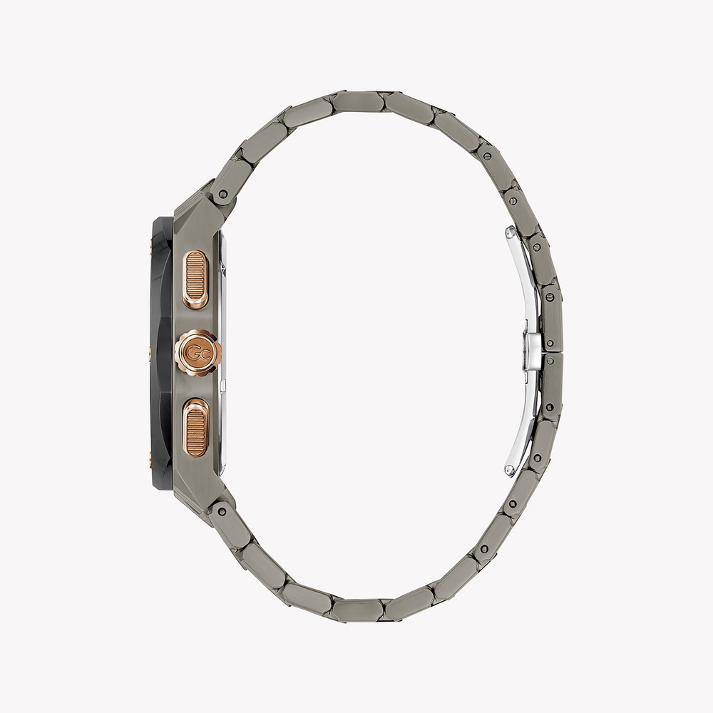Guess Men's Stainless Steel Grey Watch, Black Dial | Z37002g2mf by i-watch