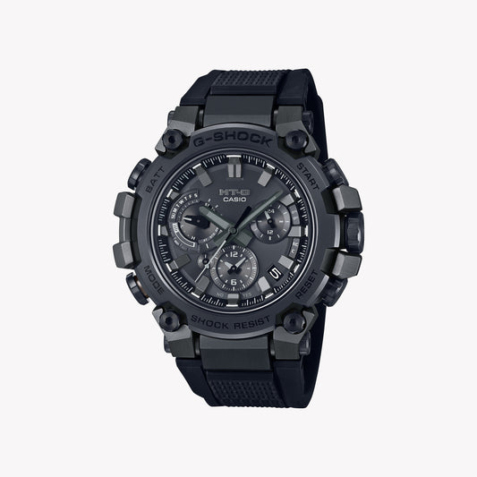 CASIO G-SHOCK MTG-B3000B-1A MASTER OF G METAL TWISTED-G NOIR -Montre pour hommes à ALIMENTATION SOLAIRE