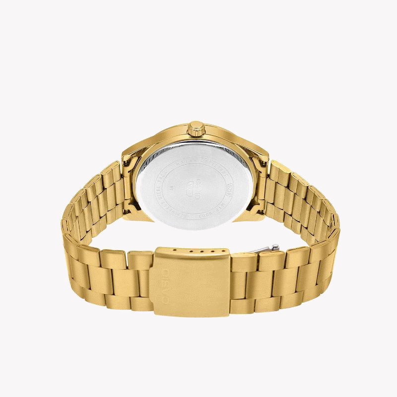 CASIO MTP-VD03G-1A BOLD STYLE - ELEGANT MEN'S TIMEPIECE WITH GOLD PLATED BAND & CARBON DIAL-i-Watch-3