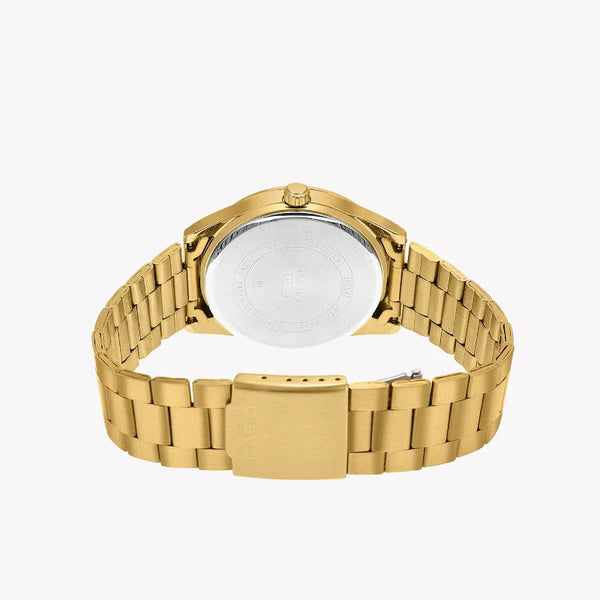 Casio Men's Gold Watch, Carbon Dial | Mtp-Vd03g-1a by i-watch