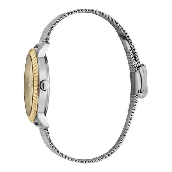 Esprit Women's Watch With Silver Stainless Steel Case And Silver Stainless Steel Band by i-watch