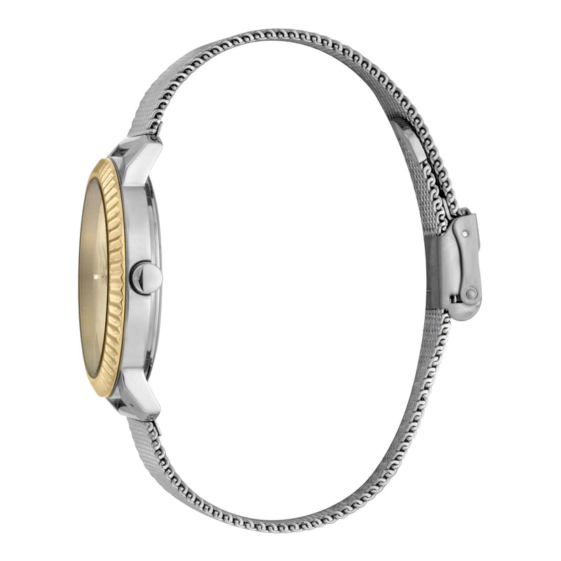 Esprit Women's Watch With Silver Stainless Steel Case And Silver Stainless Steel Band by i-watch