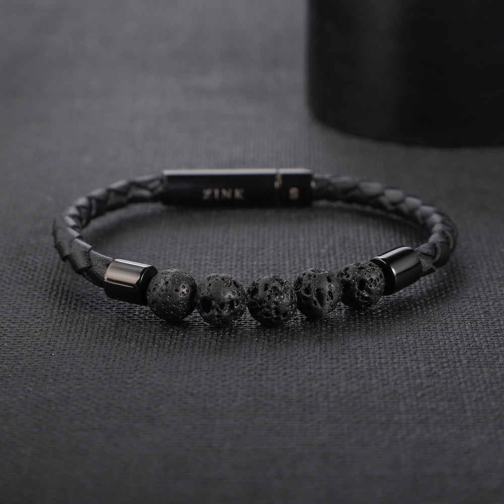 Zjbc048b-S Zink Men's Bracelet by i-watch