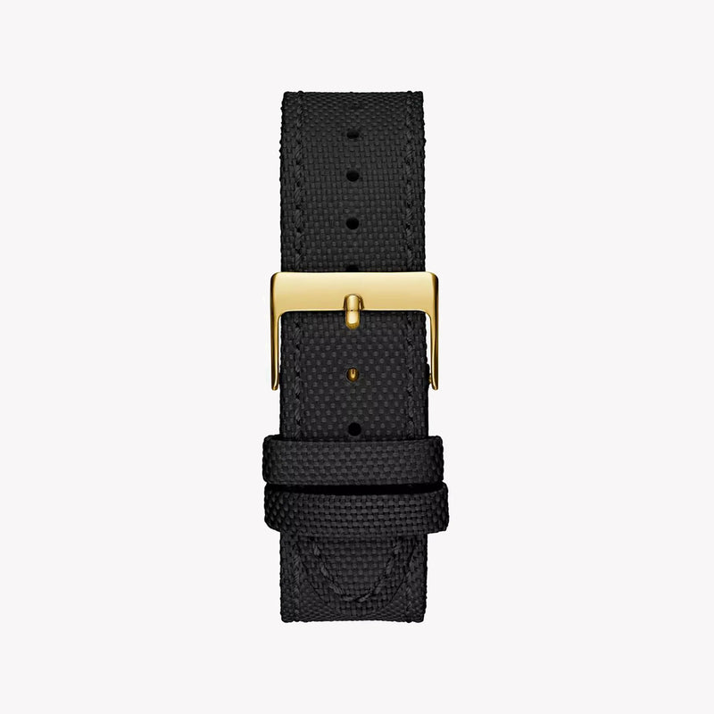 Guess Women's Gold Stainless Steel Watch, Black Fabric | Gw0408l2 by i-watch