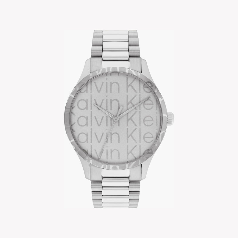 Calvin Klein Men's Silver Stainless Steel Watch, Silver Dial | Mod. 25200342 by i-watch