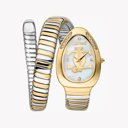 Montre analogique pour femme Just Cavalli en acier inoxydable JC1L227M0065