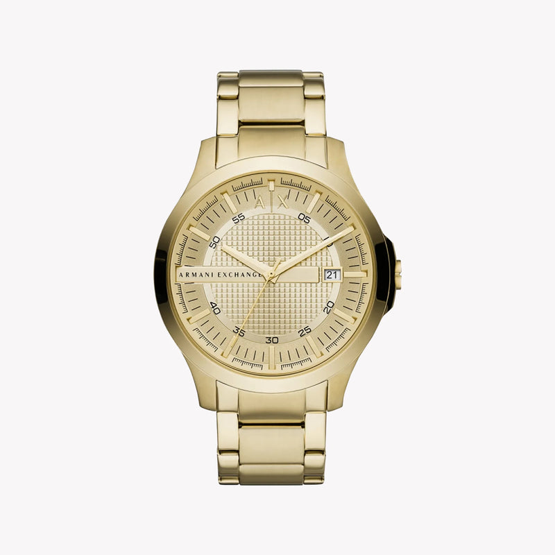 ARMANDI EXCHANGE AX2415 - BOLD SOPHISTICATION IN GOLD - MEN'S STAINLESS STEEL WATCH