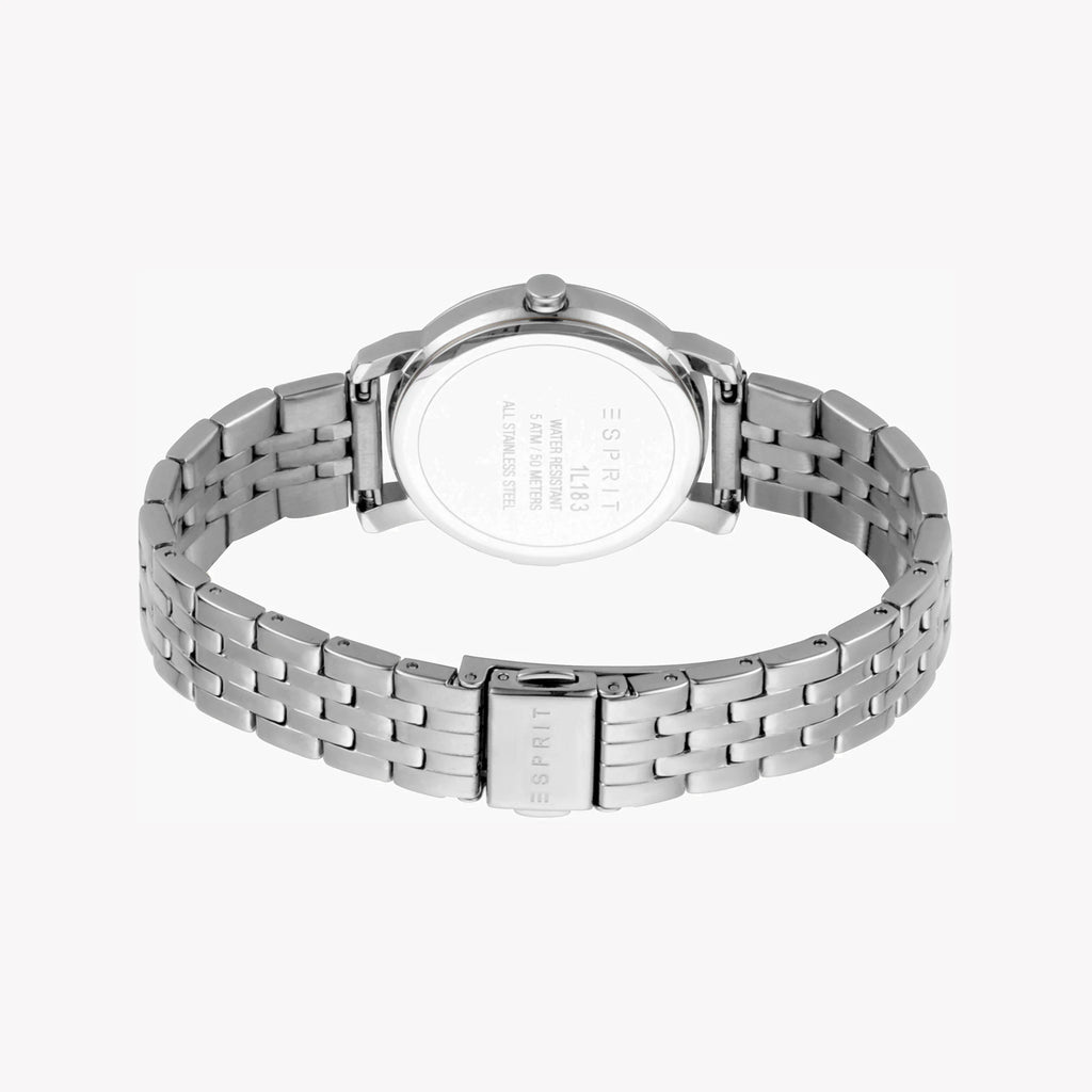 ESPRIT Women's Watch with Silver Stainless Steel Case and Silver Stainless Steel Band-i-Watch-3