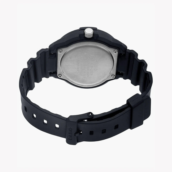 CASIO MRW-200H-1BVDF VERSATILE PERFORMANCE - MEN'S SPORTY BLACK RESIN WATCH WITH WATER RESISTANCE-i-Watch-3