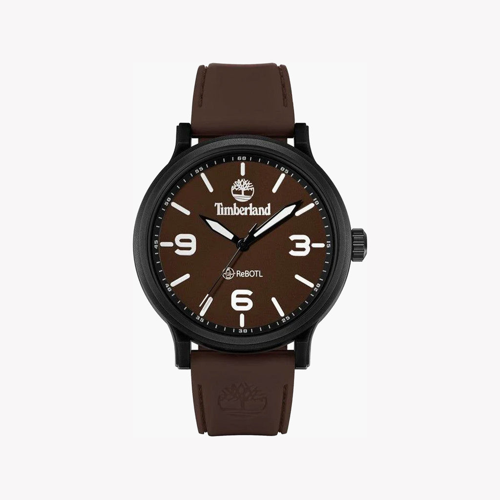 TIMBERLAND TDWGM0029507 - RUGGED WATCH WITH BROWN LEATHER BAND-i-Watch