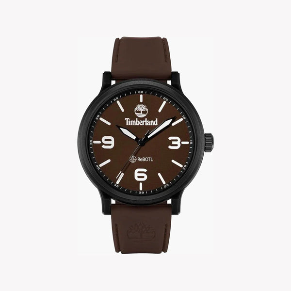 Timberland Men's Black Stainless Steel Watch, Brown Dial | Tdwgm0029507 by i-watch