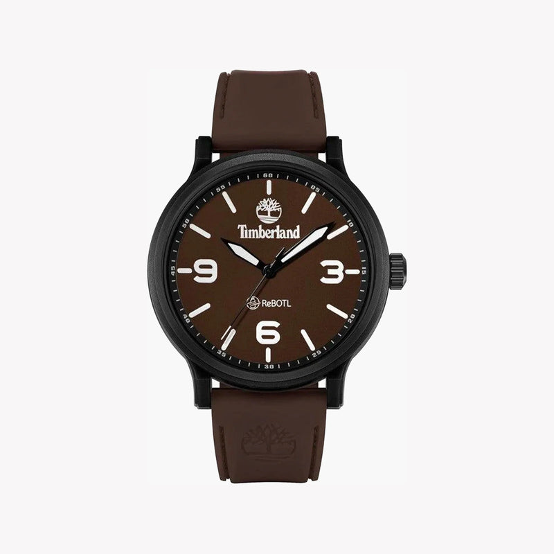 Timberland Men's Black Stainless Steel Watch, Brown Dial | Tdwgm0029507 by i-watch