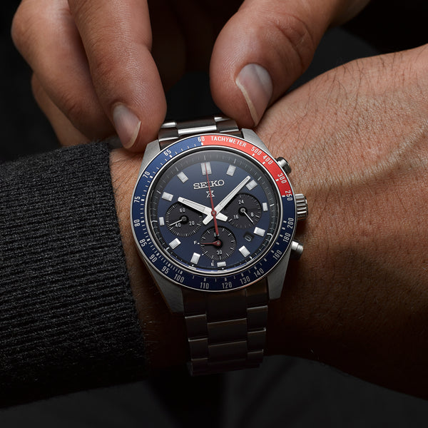 SEIKO PROSPEX SSC913P1 Men's Solar Watch, 41.4mm, Blue Dial-i-Watch-4