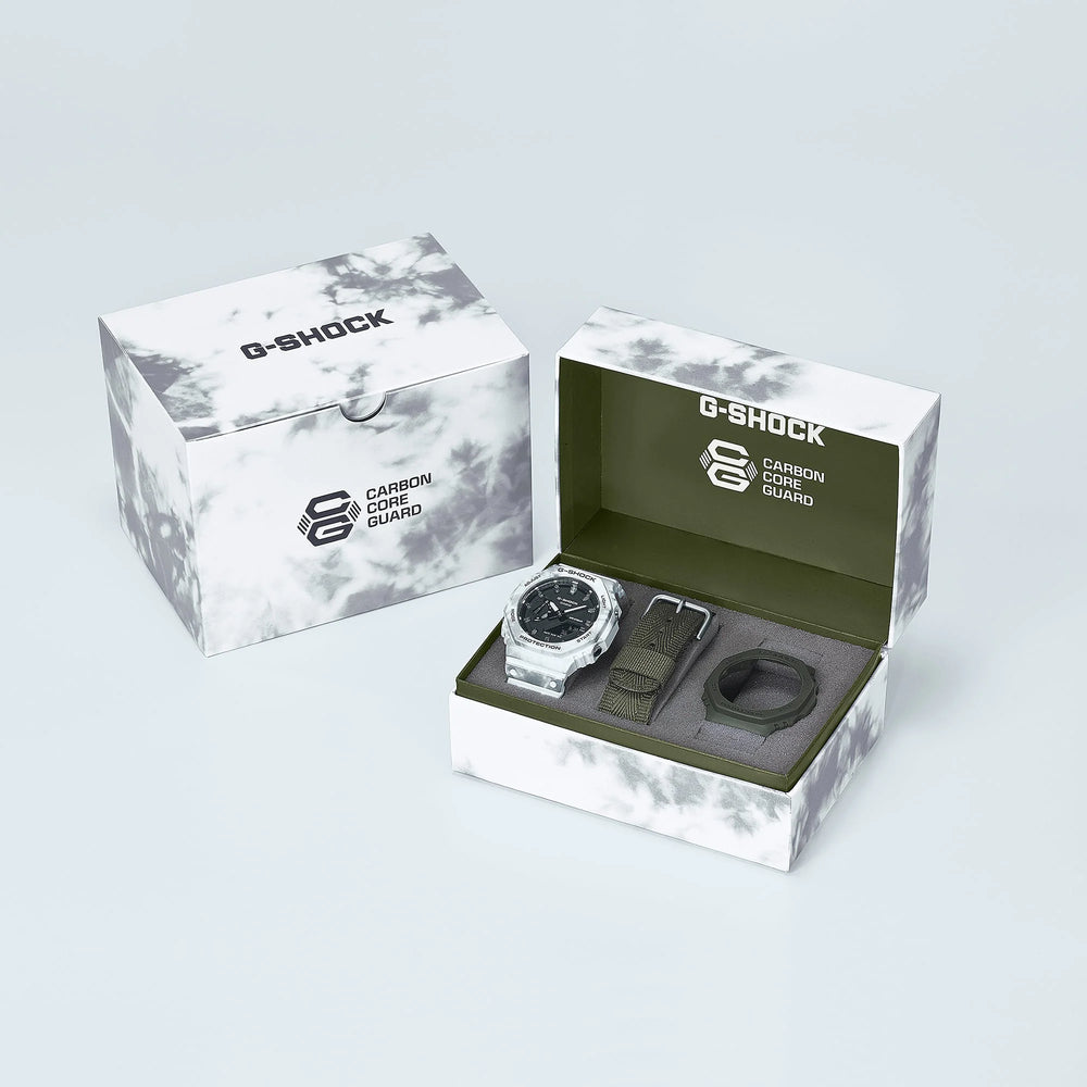 Casio G-Shock Men's Camo Watch, Carbon & Resin | Gae-2100gc-7aer by i-watch