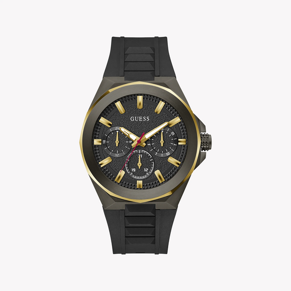 Guess Men's Multicolor Steel & Black Silicone Watch | Gw0799g1 by i-watch