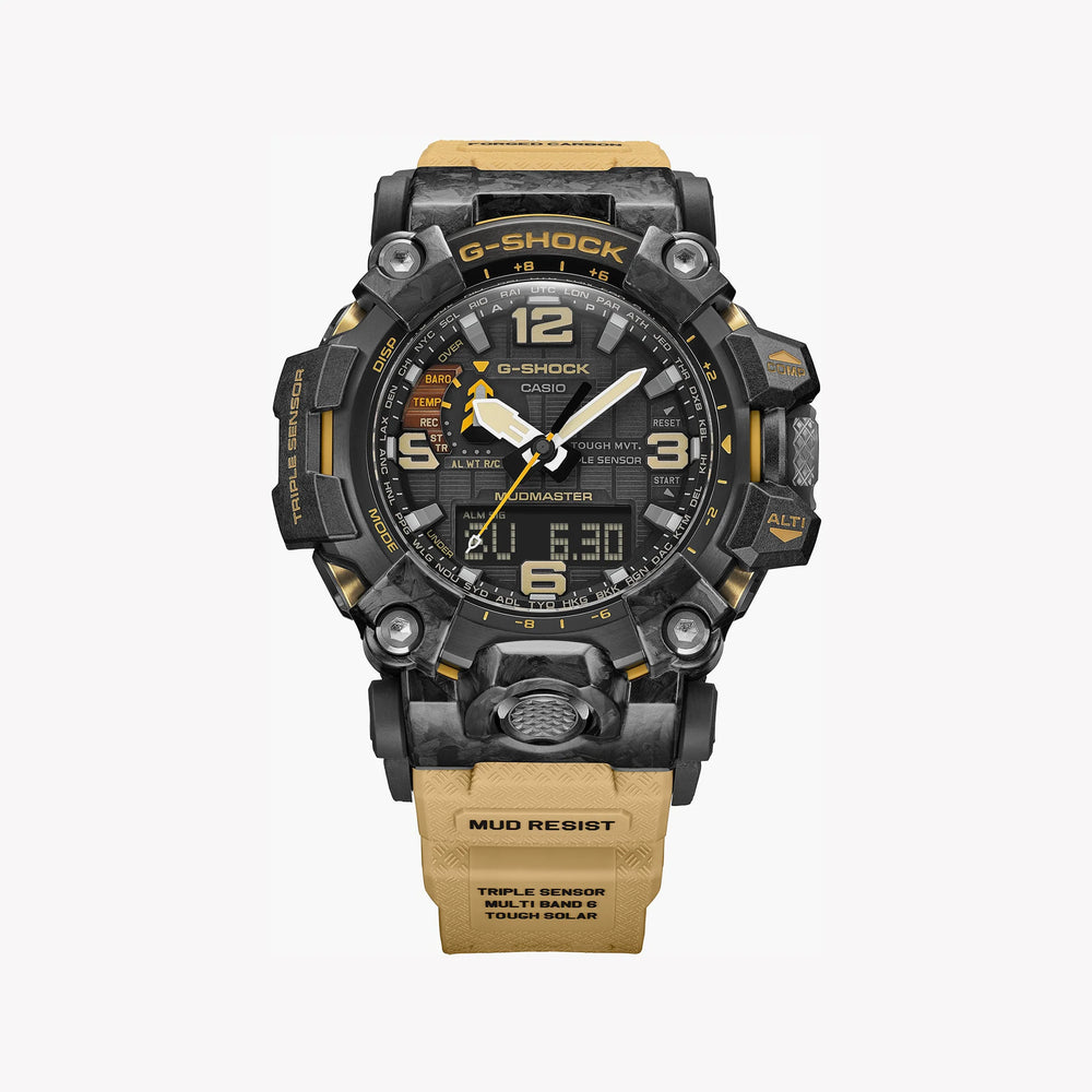 Casio G-Shock Gwg-2000-1a5dr - Unstoppable Resilience Men's Watch With Black Case & Beige Band by i-watch