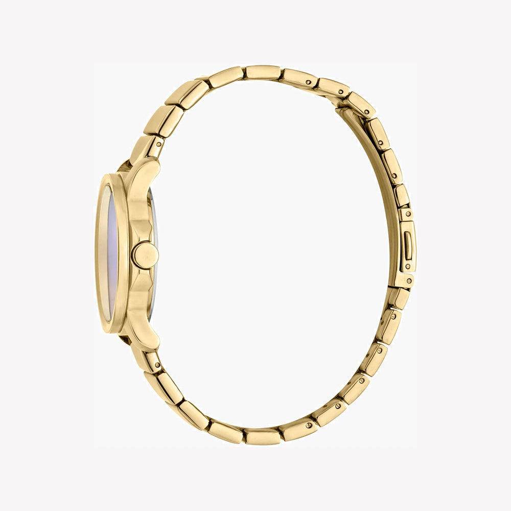 Esprit Women's Gold Stainless Steel Watch, White Dial | Es1l168m0025 by i-watch