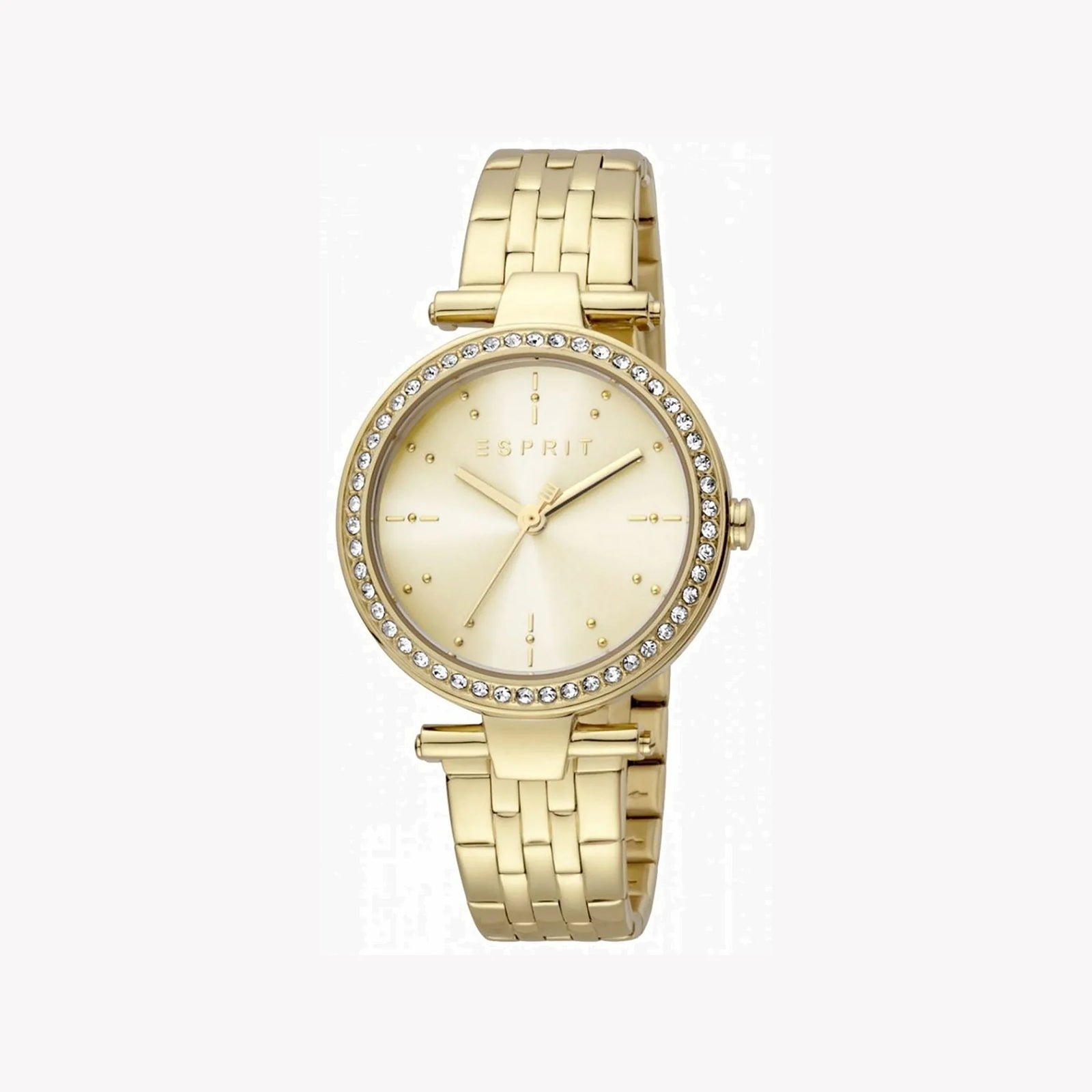Esprit Women's Gold Stainless Steel Watch, Champagne Dial | Es1l190m0075 by i-watch