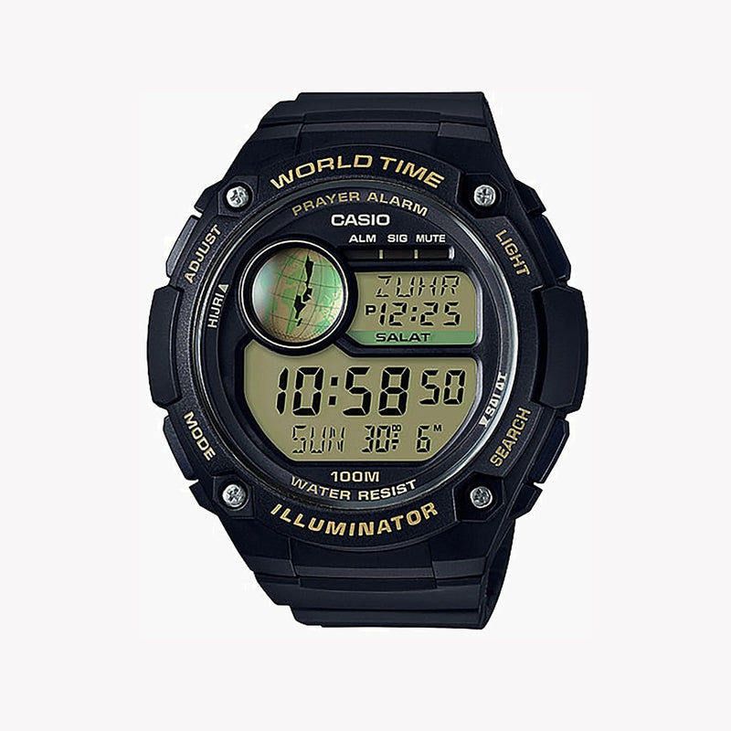 Casio Cpa-100-9avdf Sporty Functionality - Rugged Adventurer Men's Watch With Black Resin BAnd and Precise Digital Display by i-watch