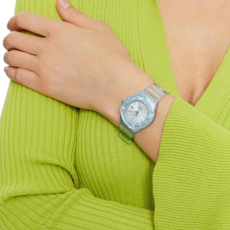 Casio Unisex Blue Resin Watch, Blue Dial | Lrw-200hs-2evef by i-watch