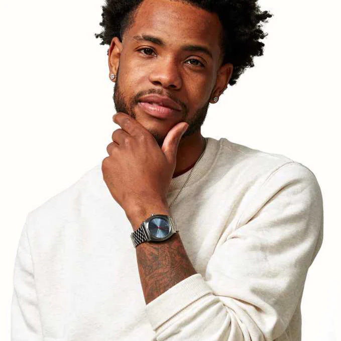 NIXON A045-5160 ELEGANCE & PERFORMANCE - STYLISH STAINLESS STEEL WATCH WITH LIGHT BLUE DIAL-i-Watch-4