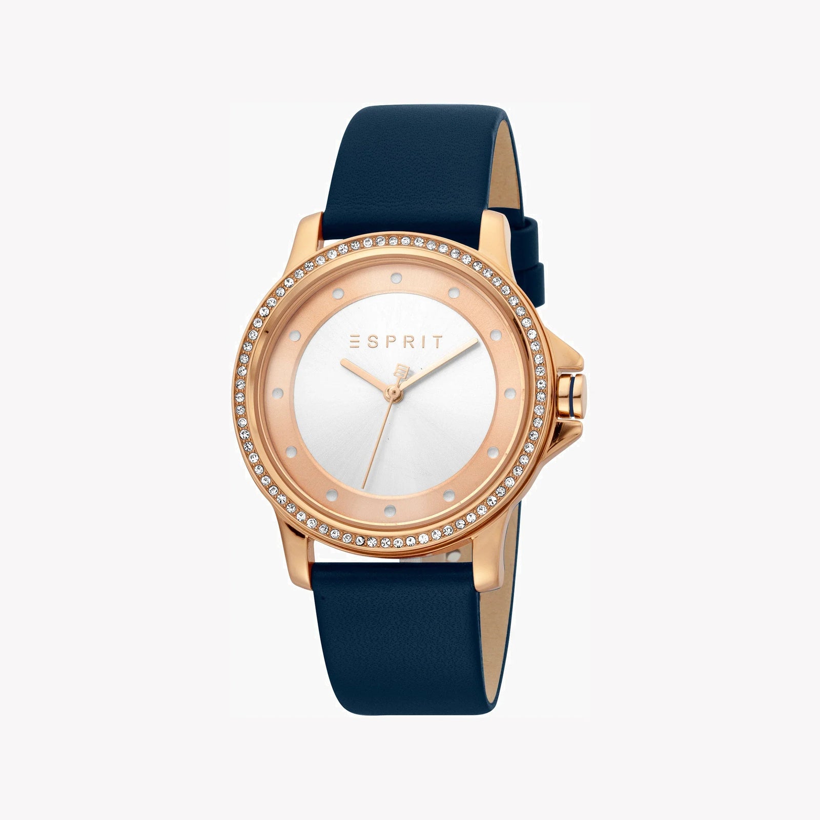 Esprit Women's Blue Leather Watch, Silver Dial | ES1L143L0045 by i-watch