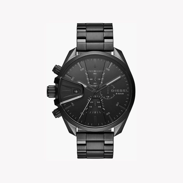 Diesel Men's Black Stainless Steel Watch, Black Dial | Dz4537 by i-watch