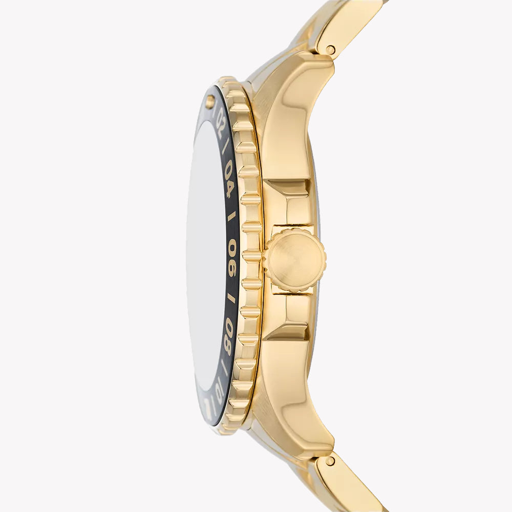 FOSSIL BLUE GMT GOLD FS5990 - TIMELESS ELEGANCE FOR THE MODERN MAN-i-Watch-2