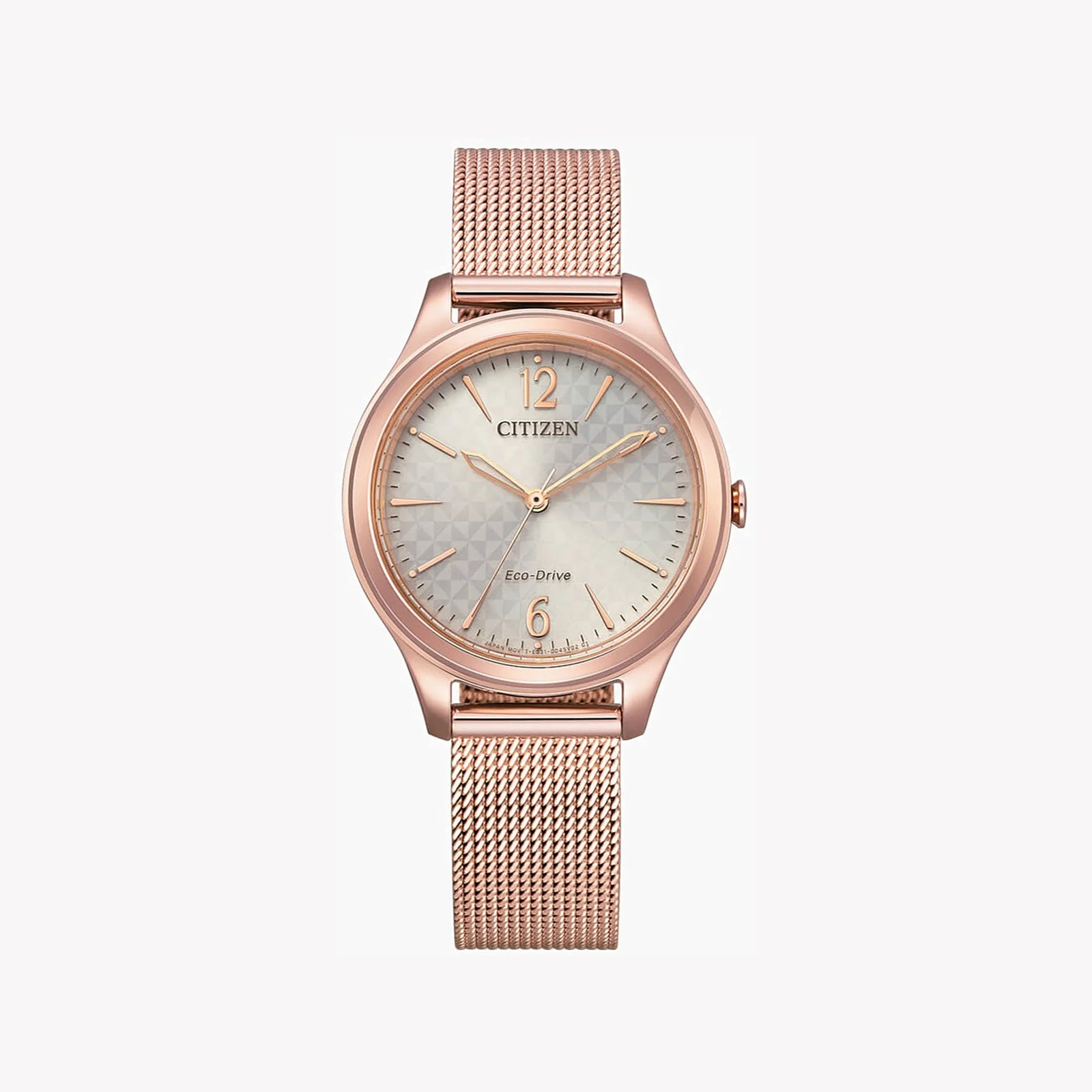 Citizen Women's Rose Gold Stainless Steel Watch, Eco-Drive | Em0508-80x by i-watch
