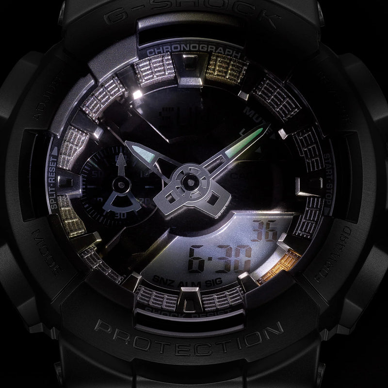 Casio G-Shock Men's Black & Grey Resin/Steel Watch | Gm-110mf-1aer by i-watch