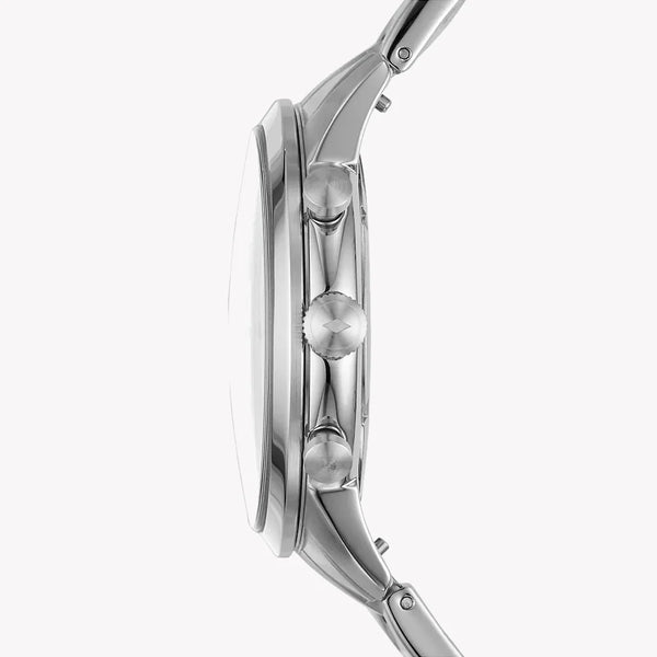Fossil Men's Silver Stainless Steel Watch, White Dial | Fs5346 by i-watch
