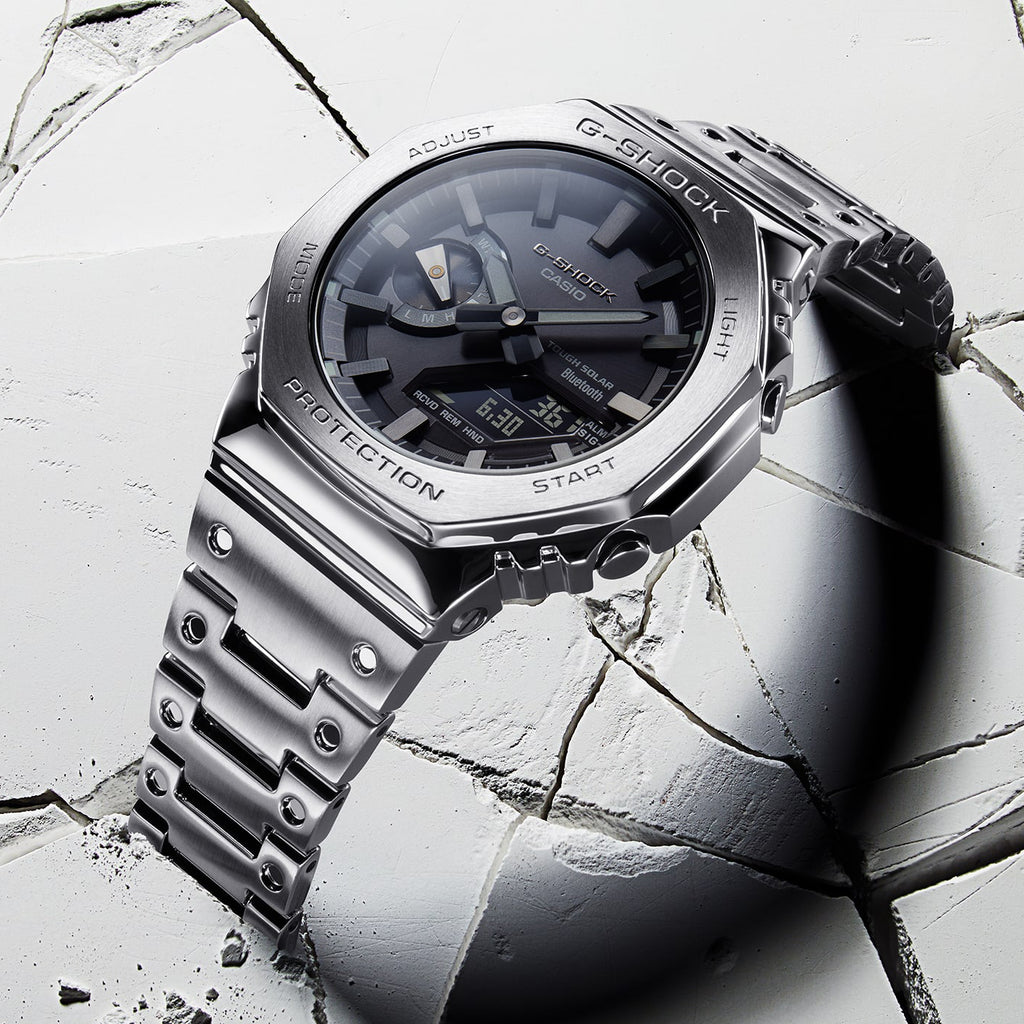 CASIO G-SHOCK GM-B2100D-1AER ROBUSTE ET ÉLÉGANTE - MONTRE POLYVALENTE POUR HOMMES AVEC CONNECTIVITÉ INTELLIGENTE