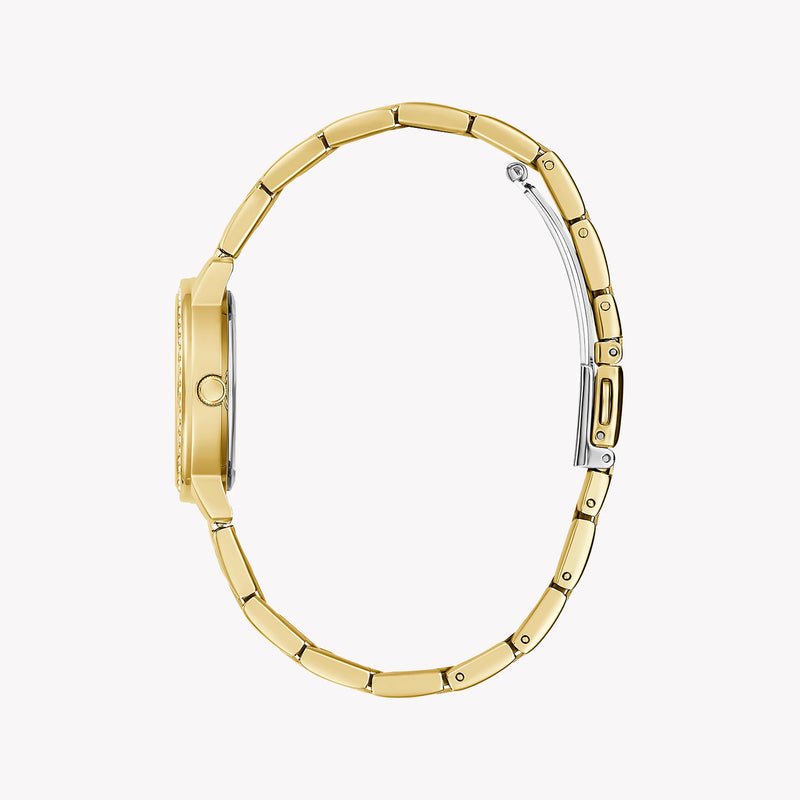Guess Women's Gold Stainless Steel Watch, White Dial | Gw0468l2 by i-watch