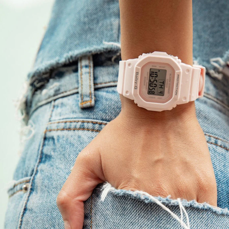 Baby-G Women's Pink Resin Watch, Lightweight & Stylish | Bgd-560-4dr by i-watch