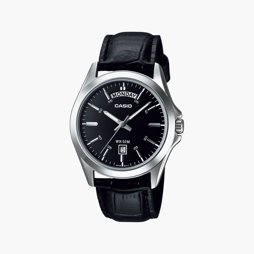 Casio MTP-1370L-1AVDF - Stylish Quartz Watch with Leather Band-i-Watch