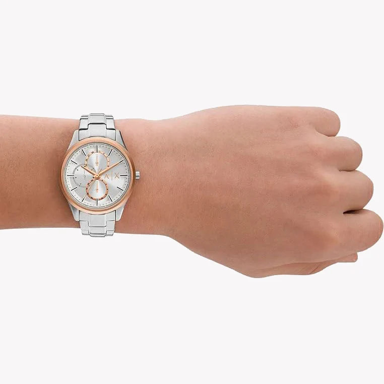 ARMANI EXCHANGE AX1870 - MODERN SILVER STYLING UNISEX ANALOG WATCH WITH DURABLE COMFORT-i-Watch-4