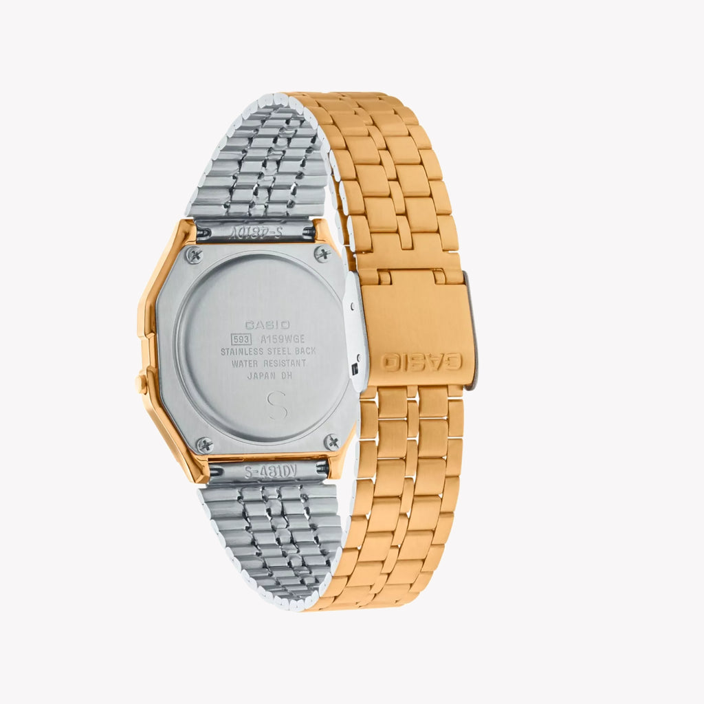 CASIO A159WGEA-1DF - TIMELESS ELEGANCE UNISEX WATCH WITH LIGHTWEIGHT RESIN CASE AND MINIMALIST DESIGN-i-Watch-5