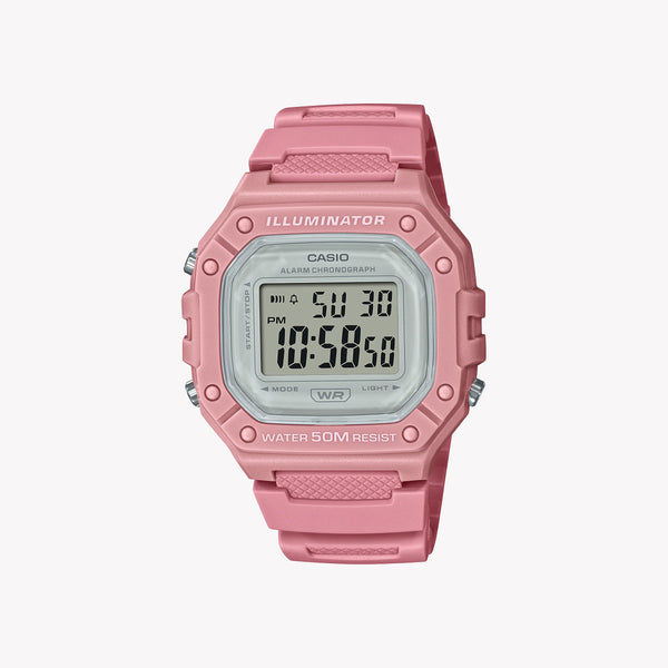 CASIO W-218HC-4AV PINK POWERPLAY - DYNAMIC SPORTY DIGITAL WATCH for Bold Adventurers