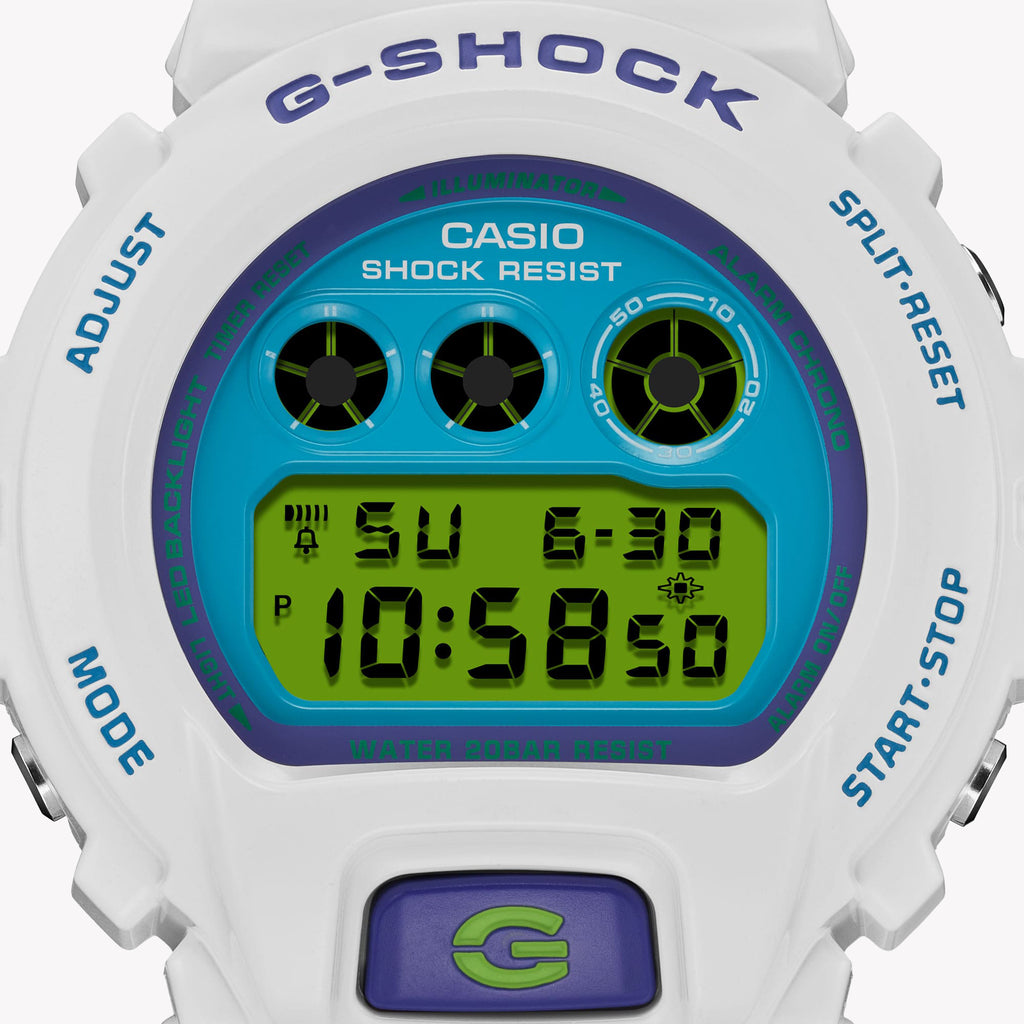 CASIO G-SHOCK DW-6900RCS-7ER - RUGGED DUAL-TONE ADVENTURE TIMEPIECE Men’s Watch with White Resin Band & Sleek Digital Display-i-Watch-3