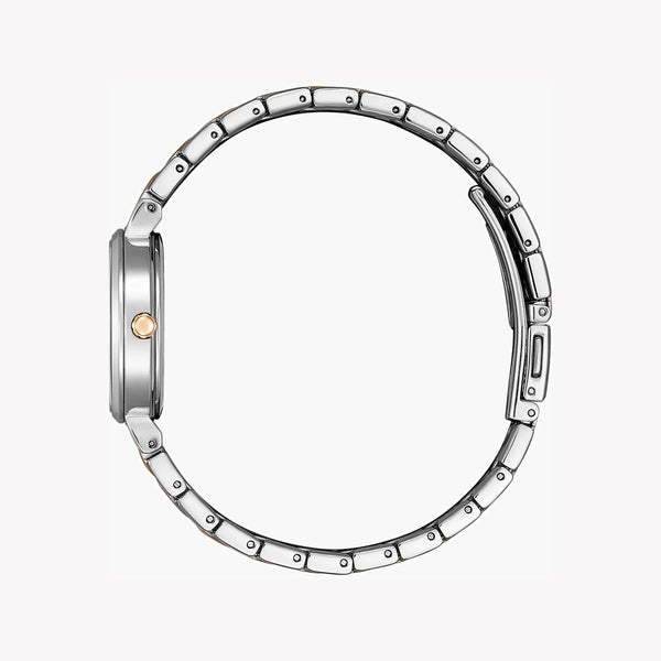 Citizen Women's Silver & Gold Watch, White Dial | Ew2696-84a by i-watch