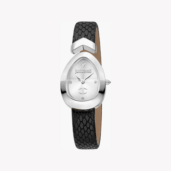 Just Cavalli Women's Silver Watch, Leather Band | Jc1l321l0015 by i-watch