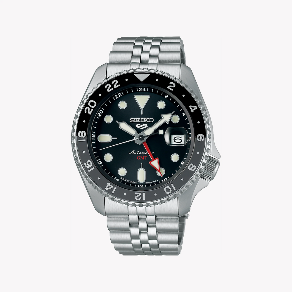 Seiko Men's Stainless Steel Watch, Black Dial | Ssk001k1 by i-watch