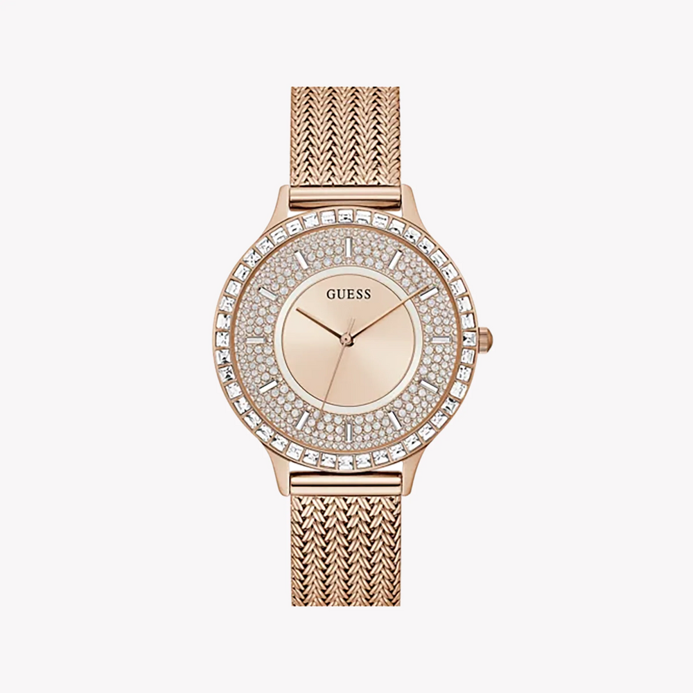 Guess Women's Rose Gold Watch, Stainless Steel | Gw0402l3 by i-watch
