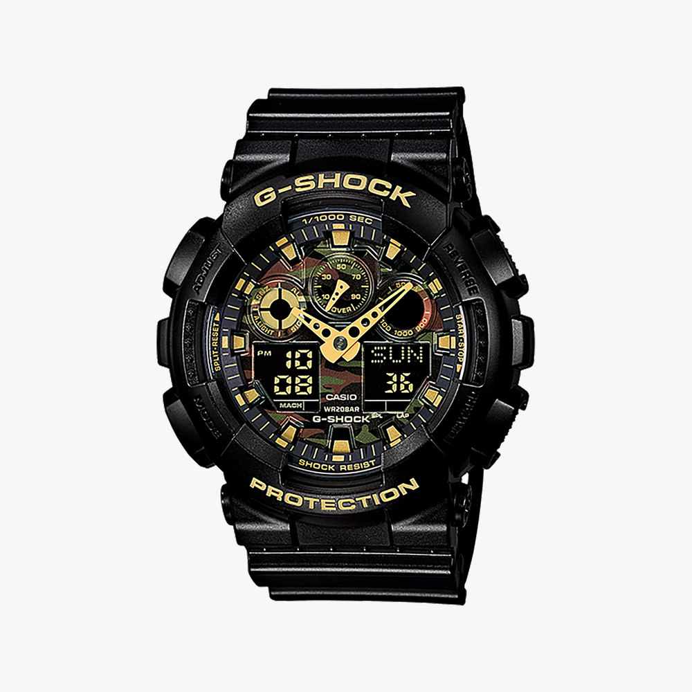 G-Shock Ga-100cf-1a Unstoppable Style - Rugged Black Men's Watch For Adventure & Fashion by i-watch