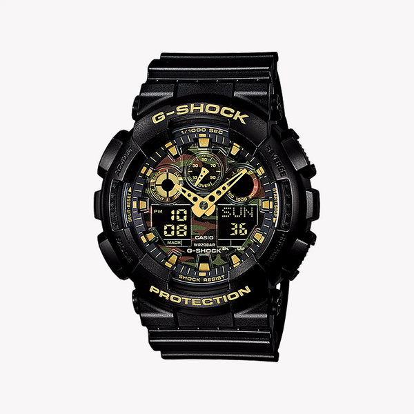 G-Shock Ga-100cf-1a Unstoppable Style - Rugged Black Men's Watch For Adventure & Fashion by i-watch