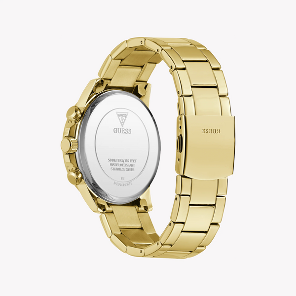 Guess Men's Gold Watch, Black Dial | Gw0900g3 by i-watch