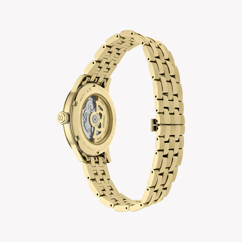Seiko Presage SRPK48J1 Men's Automatic Watch, Gold Case-i-Watch-3
